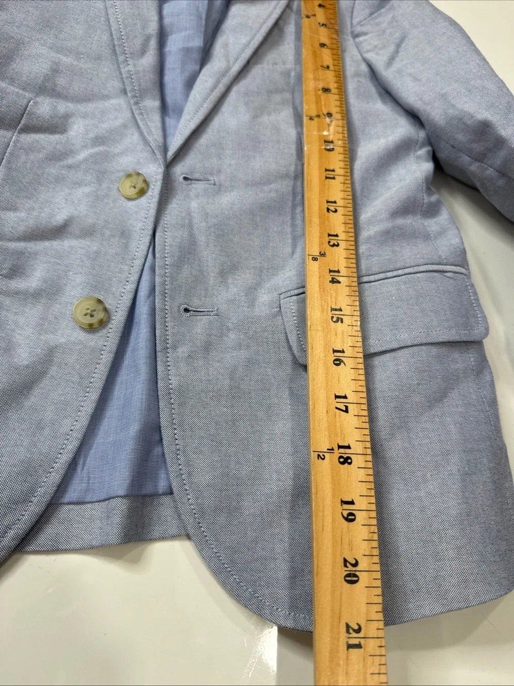 NWT Crewcuts Thompson Boys Blue Suit Jacket Blazer 6-7 Lined Notch A030826